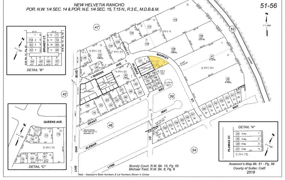 1466 Market St, Yuba City, CA for sale - Plat Map - Image 1 of 1