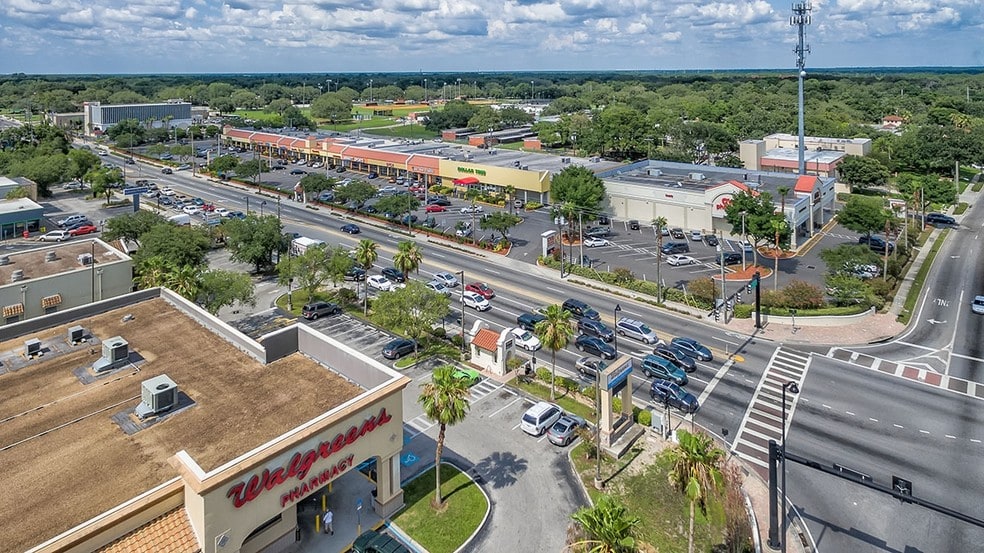 9219-9313 N 56th St, Temple Terrace, FL for lease - Aerial - Image 2 of 2