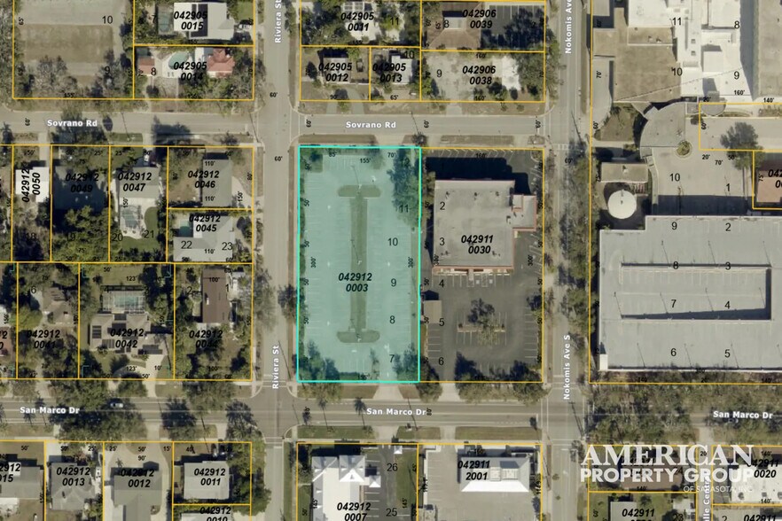 609 Riviera St, Venice, FL for sale - Aerial - Image 2 of 2