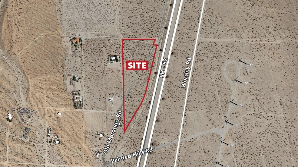 Highway 62, Desert Hot Springs, CA à vendre - Aérien - Image 2 de 2