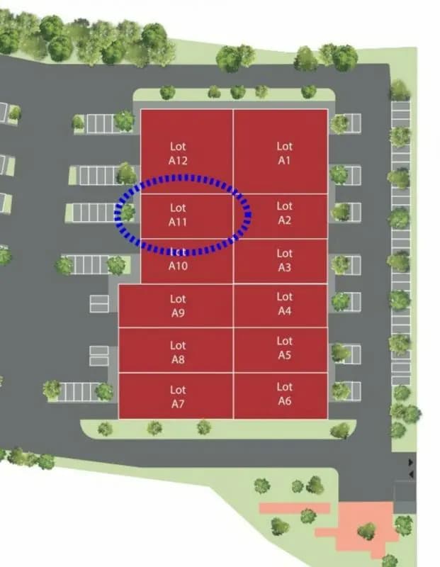 Bureau dans Saint-Laurent-de-Mure à louer Plan de site- Image 1 de 22