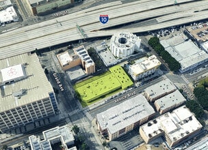 1607 S Grand Ave, Los Angeles, CA - Aerial  map view
