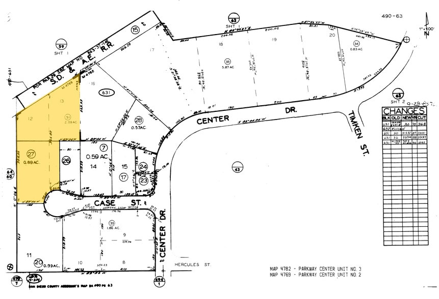8332 Case St, La Mesa, CA à louer - Plan cadastral - Image 2 de 5