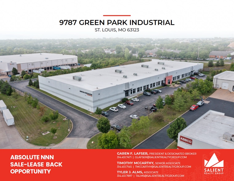 9787 Green Park Industrial Dr, Saint Louis, MO for lease - Primary Photo - Image 1 of 23
