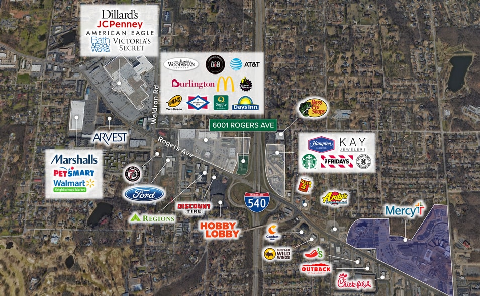 6001 Rogers Ave, Fort Smith, AR for sale - Building Photo - Image 2 of 12