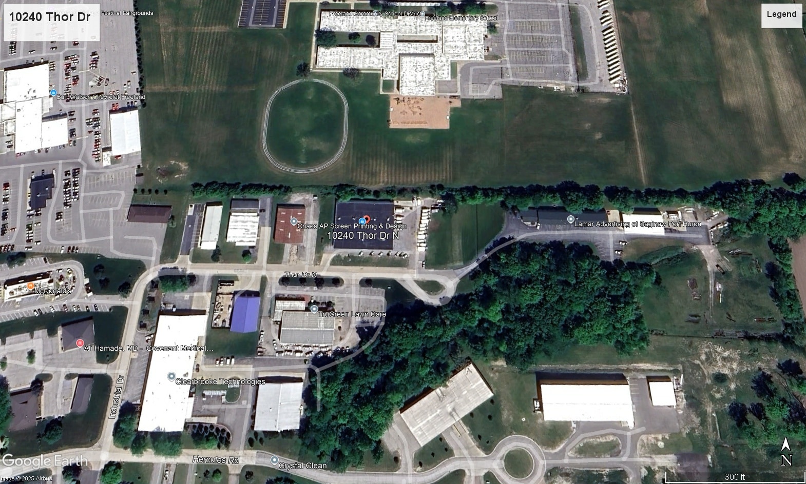 10240 Thor Dr, Freeland, MI à vendre Photo du bâtiment- Image 1 de 1