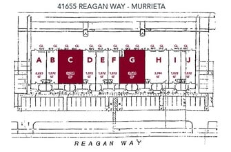 41655 Reagan Way, Murrieta, CA for lease Site Plan- Image 1 of 1