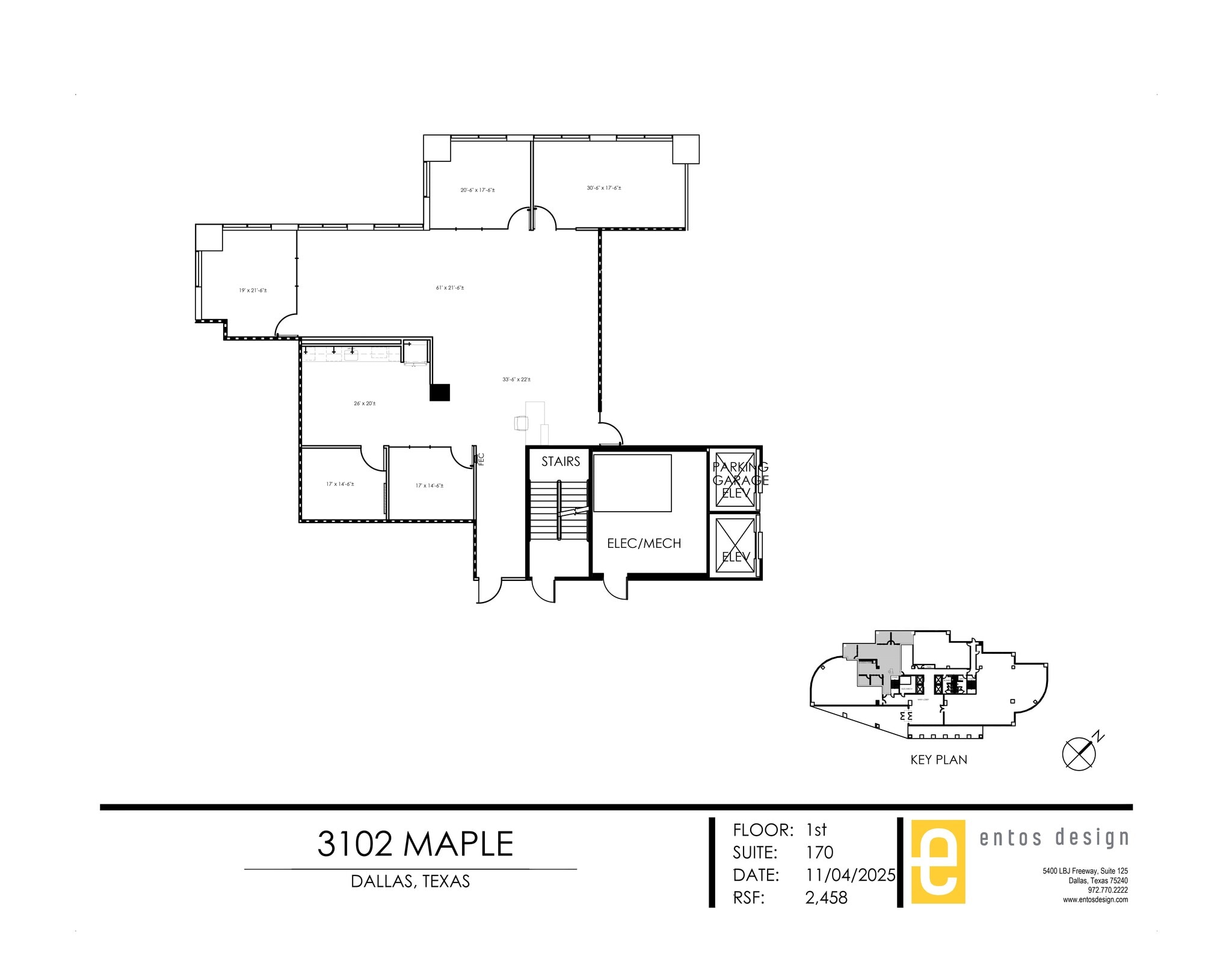 3102 Maple Ave, Dallas, TX à louer Plan de site- Image 1 de 1