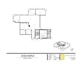 3102 Maple Ave, Dallas, TX à louer Plan de site- Image 1 de 1