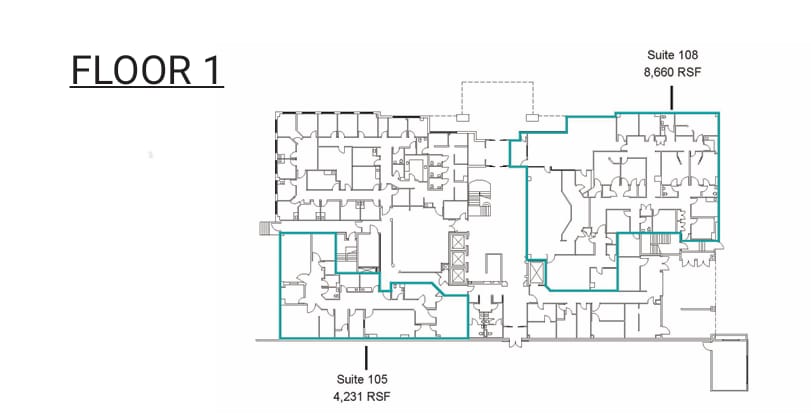 1301 2nd Ave SW, Largo, FL à louer Plan d’étage- Image 1 de 1