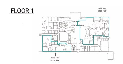 1301 2nd Ave SW, Largo, FL à louer Plan d’étage- Image 1 de 1