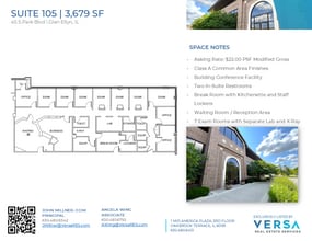 45 S Park Blvd, Glen Ellyn, IL à louer Plan d’étage- Image 1 de 1
