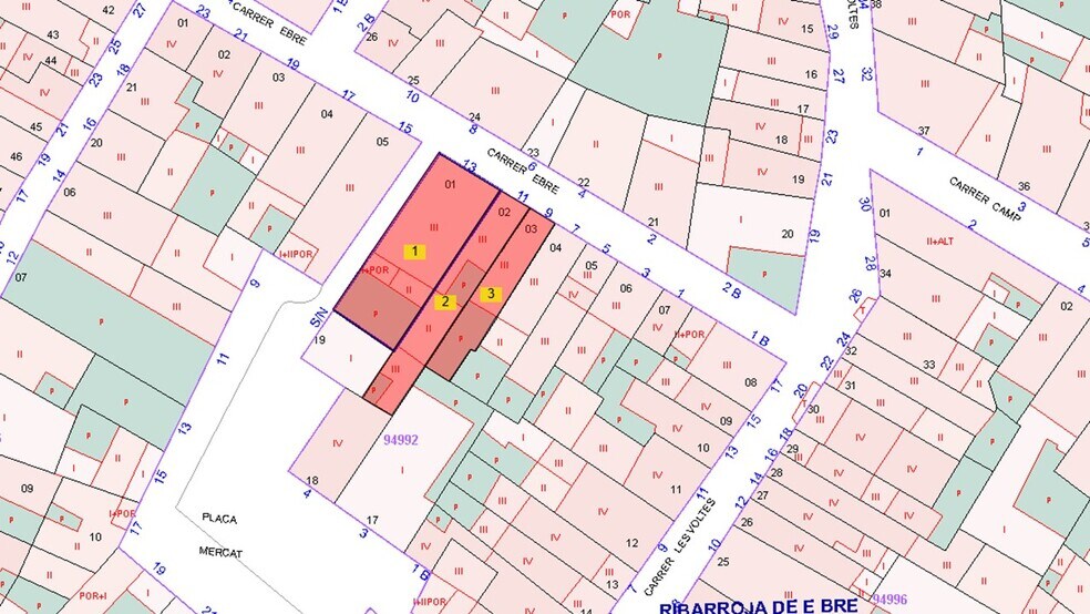 Land in Riba-roja d'Ebre, Tarragona for sale - Site Plan - Image 2 of 2