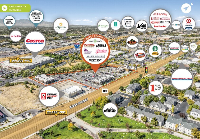 The Schoolyard portefeuille de 3 propriétés à vendre sur LoopNet.ca - Aérien - Image 2 de 6