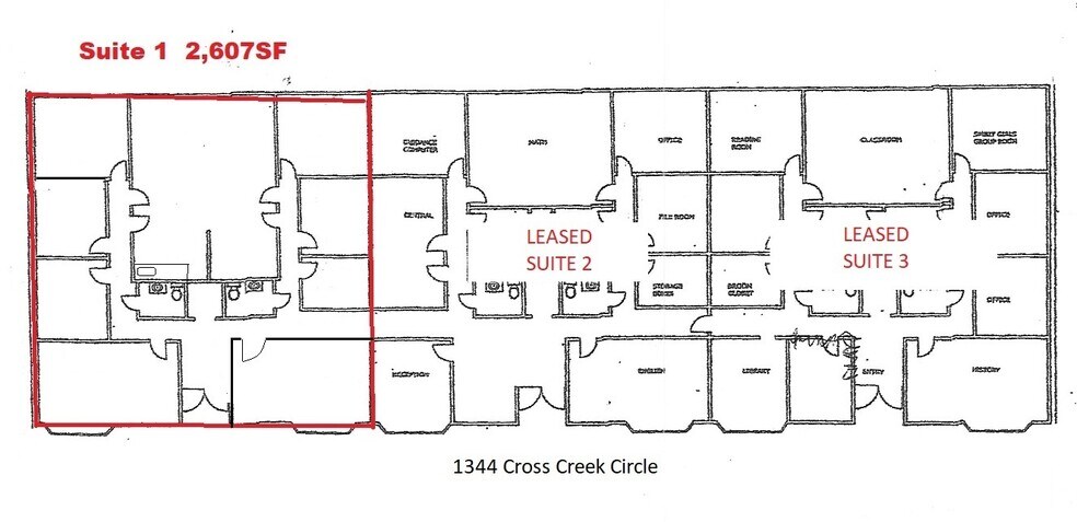 1344 Cross Creek Cir, Tallahassee, FL à louer - Photo du bâtiment - Image 2 de 7