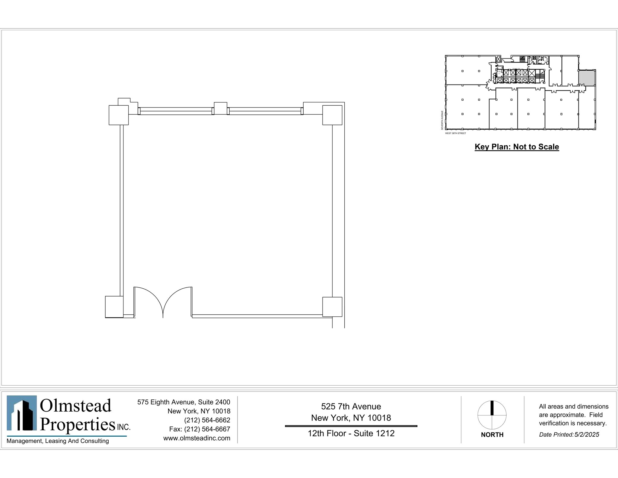 525 Seventh Ave, New York, NY for lease Site Plan- Image 1 of 2