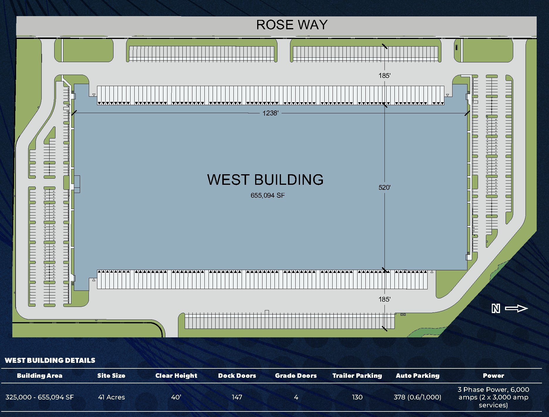 345 N Pekin Rd, Woodland, WA à louer Plan de site- Image 1 de 2
