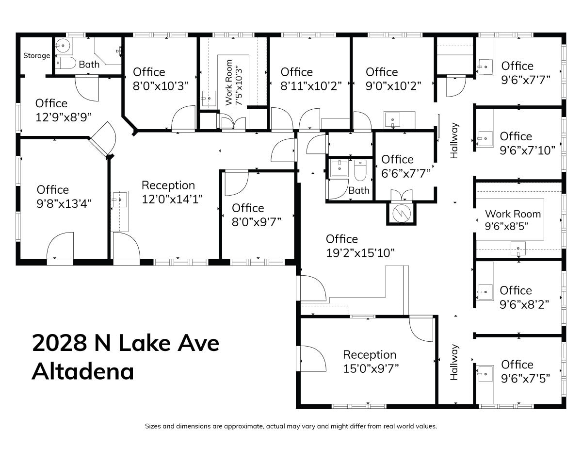 2028 Lake Ave, Altadena, CA à vendre Plan d’étage- Image 1 de 1