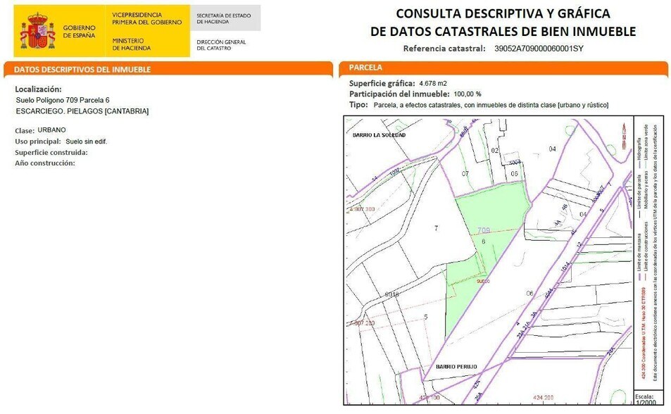 Land in Piélagos, Cantabria for sale - Building Photo - Image 2 of 18