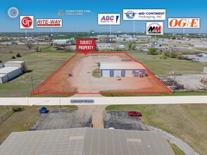 1002 Sooner Trend, Enid, OK - AÉRIEN Vue de la carte