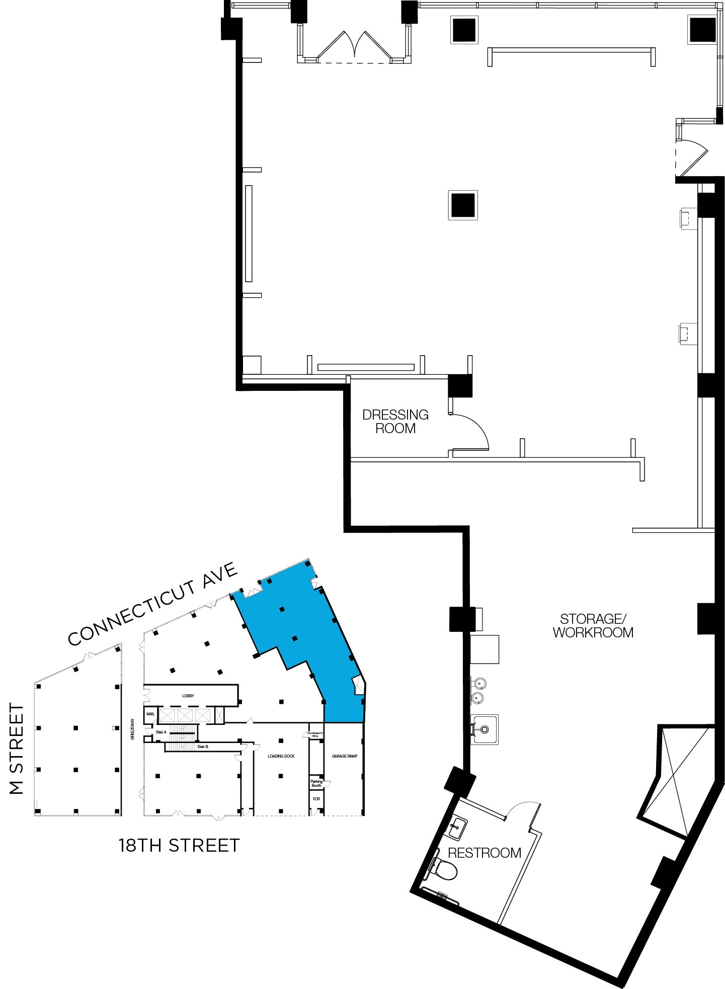 1150 Connecticut Ave NW, Washington, DC for lease Floor Plan- Image 1 of 1