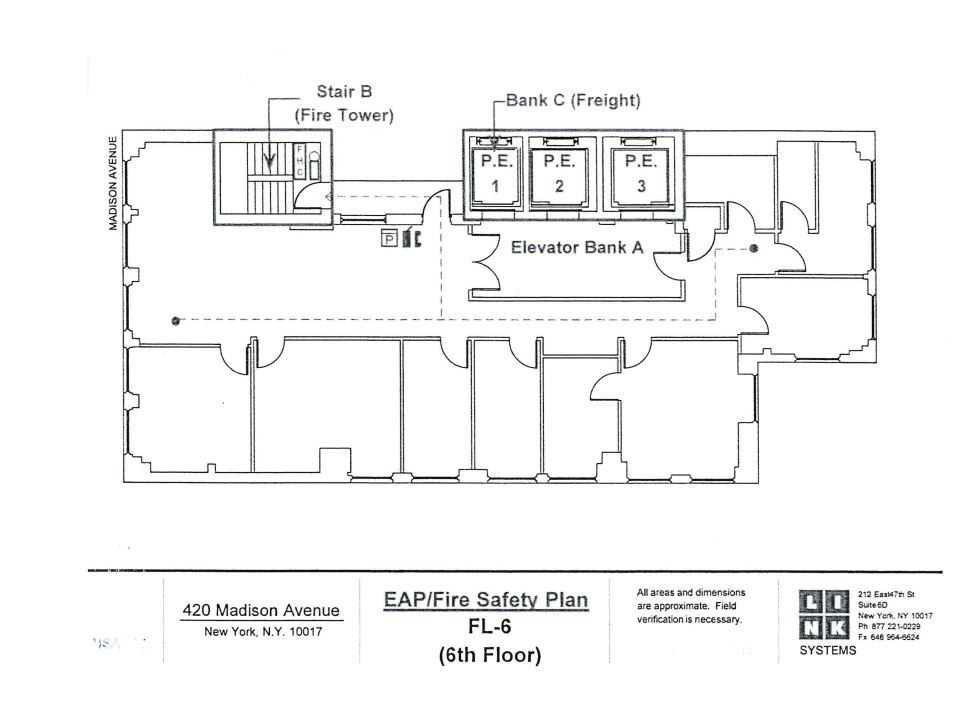 420 Madison Ave, New York, NY à louer Plan d’étage- Image 1 de 1