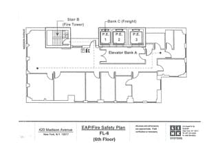 420 Madison Ave, New York, NY à louer Plan d’étage- Image 1 de 1