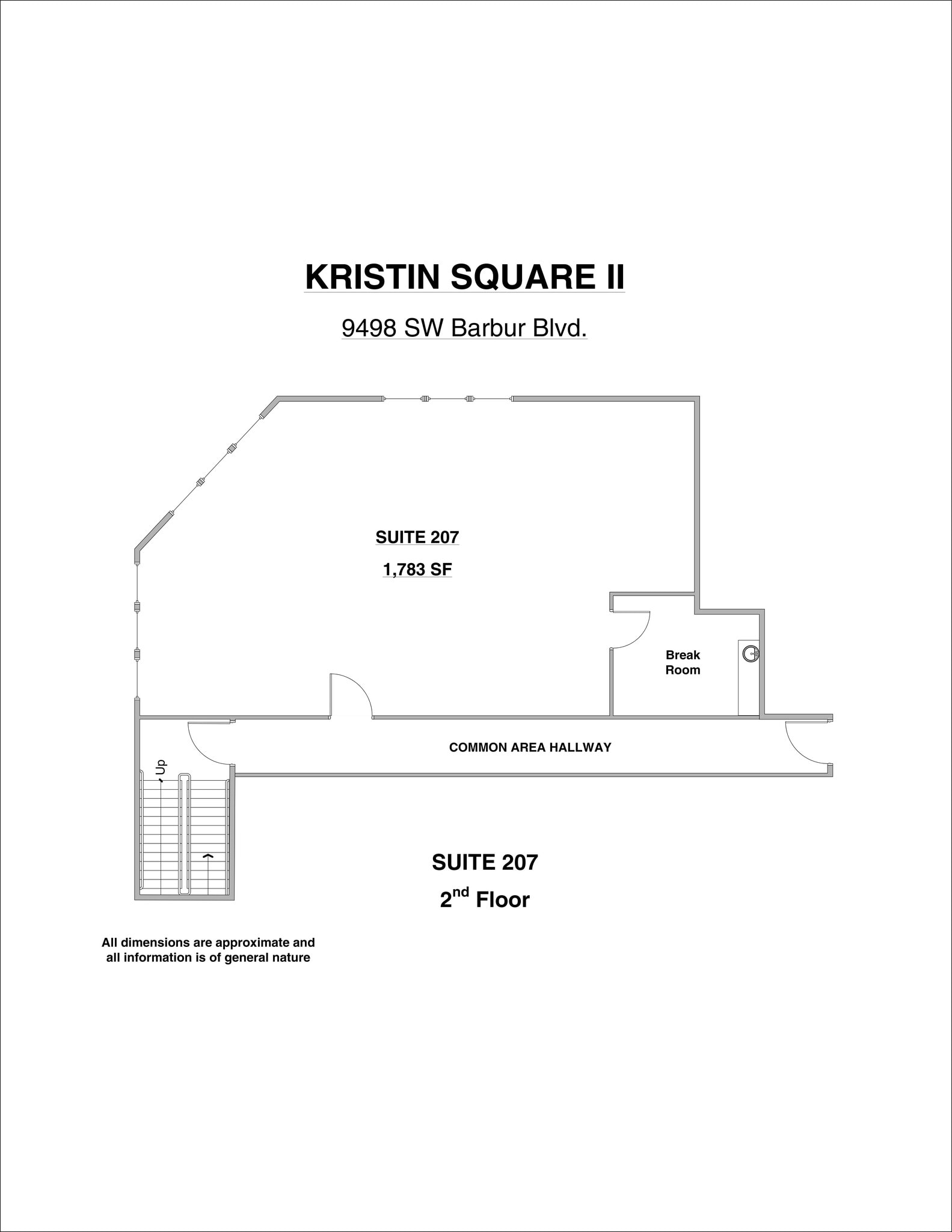 9500 SW Barbur Blvd, Portland, OR à louer Plan de site- Image 1 de 1