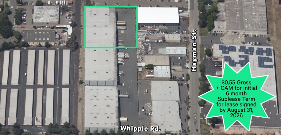 1609-1617 Whipple Rd, Hayward, CA for lease - Building Photo - Image 2 of 11