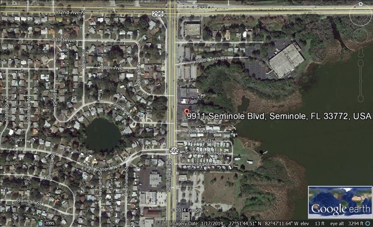 9911 Seminole Blvd, Seminole, FL for lease - Aerial - Image 3 of 31