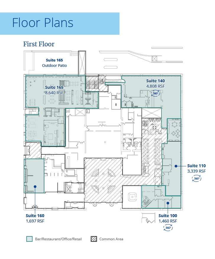 10 S Broadway, Saint Louis, MO à louer Plan d’étage- Image 1 de 1