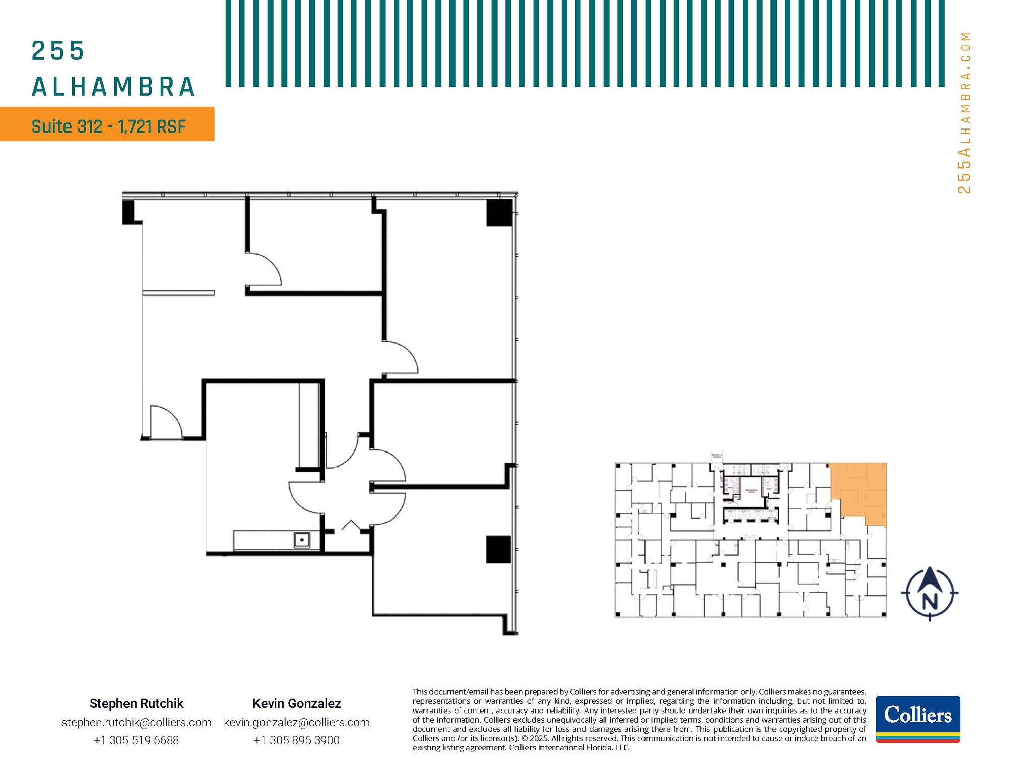255 Alhambra Cir, Coral Gables, FL for lease Floor Plan- Image 1 of 1