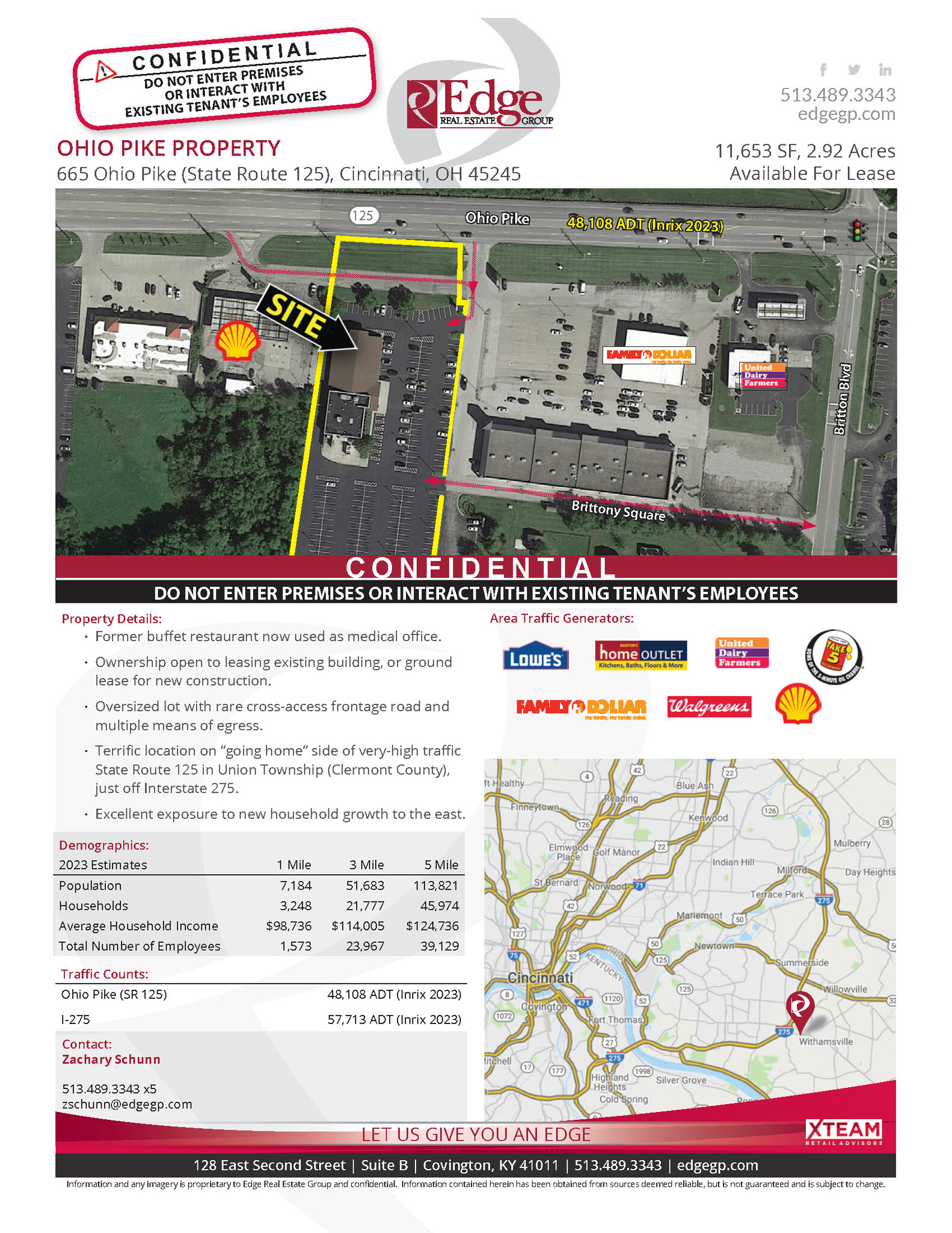 665 Ohio Pike, Cincinnati, OH à vendre Photo du bâtiment- Image 1 de 5