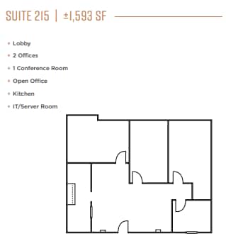 1520 The Alameda, San Jose, CA for lease Floor Plan- Image 1 of 1