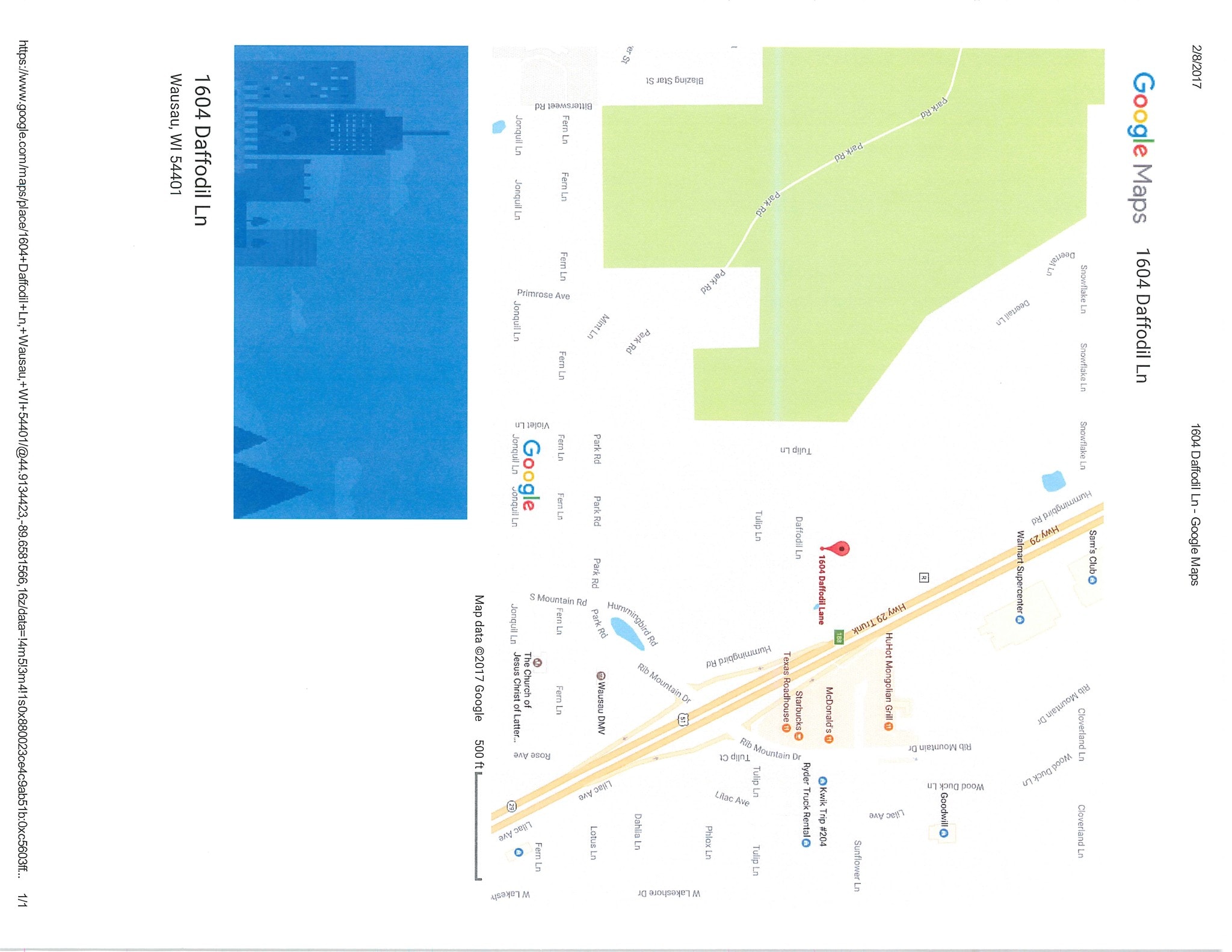 1604 Daffodil Ln, Wausau, WI à vendre Photo du bâtiment- Image 1 de 3