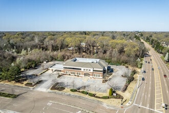 7465 Poplar Ave, Germantown, TN - Aérien Vue de la carte