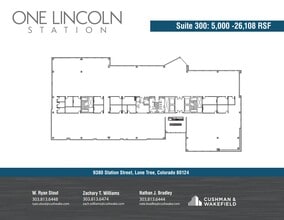 9380 Station St, Lone Tree, CO à louer Plan d’étage- Image 1 de 7