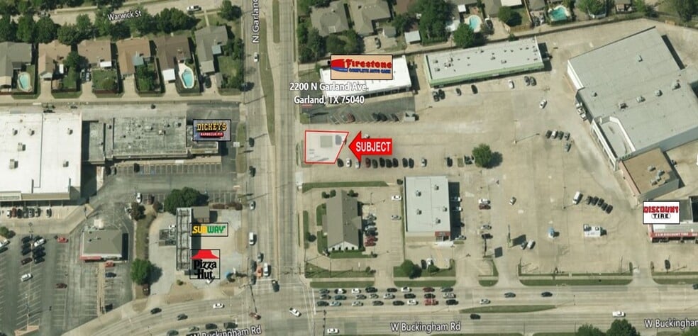 2200 N Garland Rd, Garland, TX for lease - Plat Map - Image 1 of 1