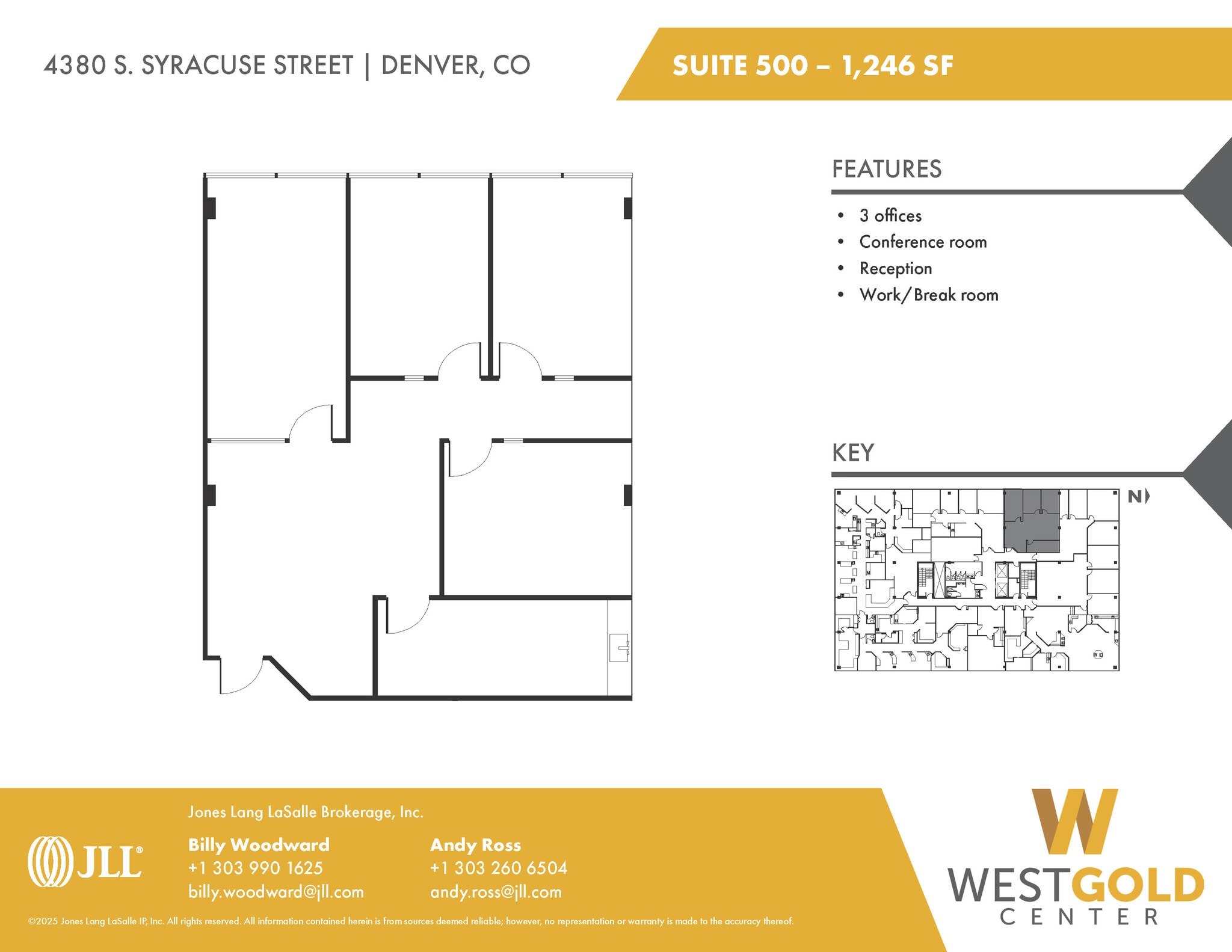 4380 S Syracuse St, Denver, CO for lease Floor Plan- Image 1 of 2