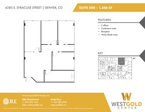 4380 S Syracuse St, Denver, CO for lease Floor Plan- Image 1 of 2