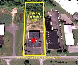 55 Mayview Rd, Lawrence, PA - AÉRIEN  Vue de la carte