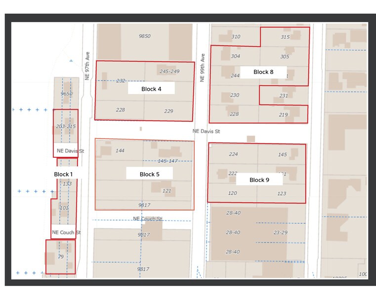 97th Avenue, Portland, OR for sale - Plat Map - Image 2 of 12