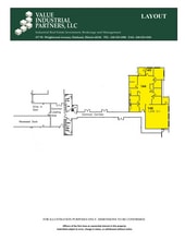 245 W Roosevelt Rd, West Chicago, IL à louer Plan d’étage- Image 1 de 1