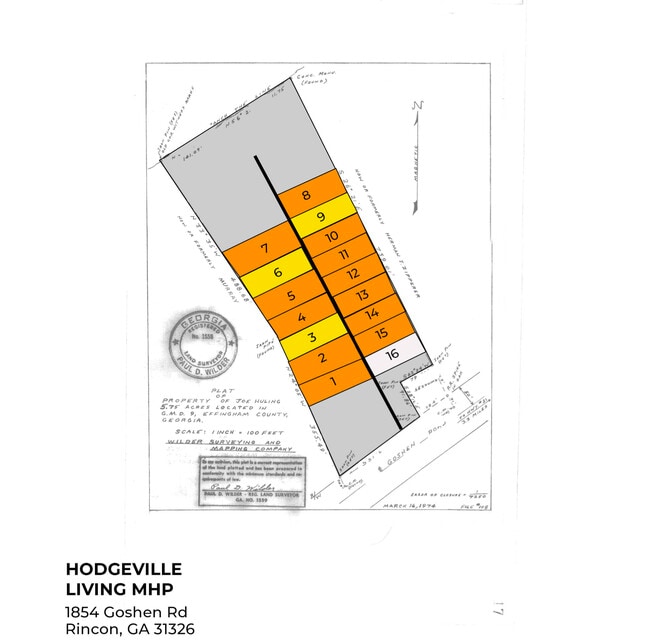 More details for 1854 Goshen Rd, Rincon, GA - Land for Sale