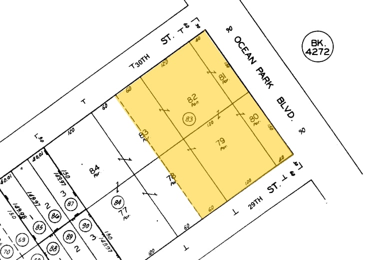 2901 Ocean Park Blvd, Santa Monica, CA for lease - Plat Map - Image 3 of 4