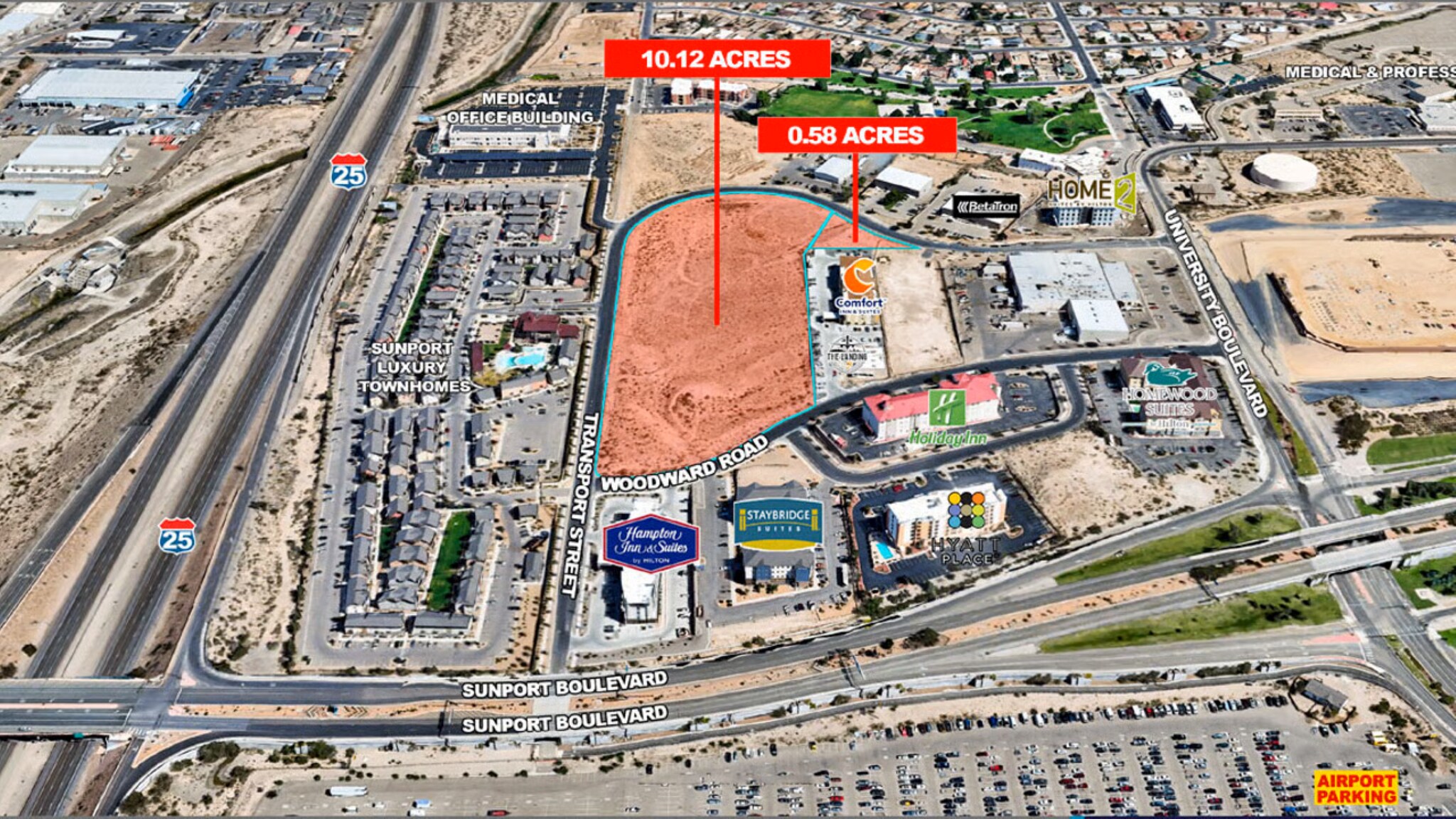 2900 Transport St, Albuquerque, NM à vendre Aérien- Image 1 de 4