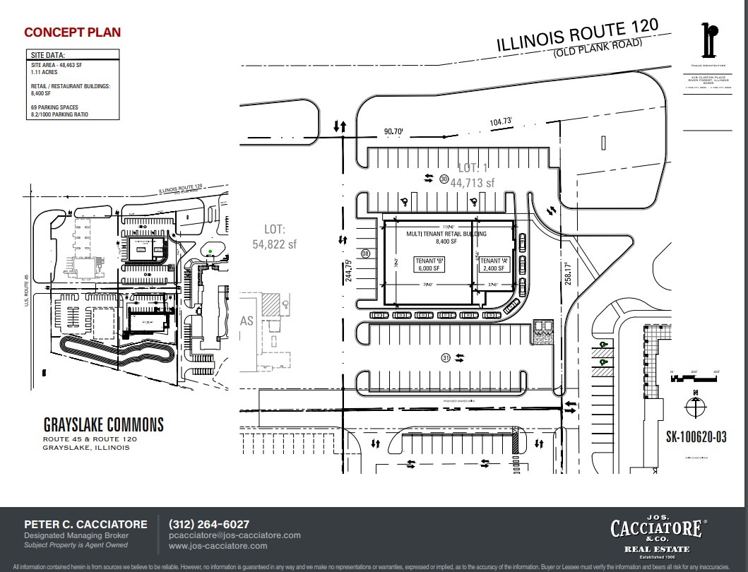 SEC Route 120, Grayslake, IL à louer Plan de site- Image 1 de 1