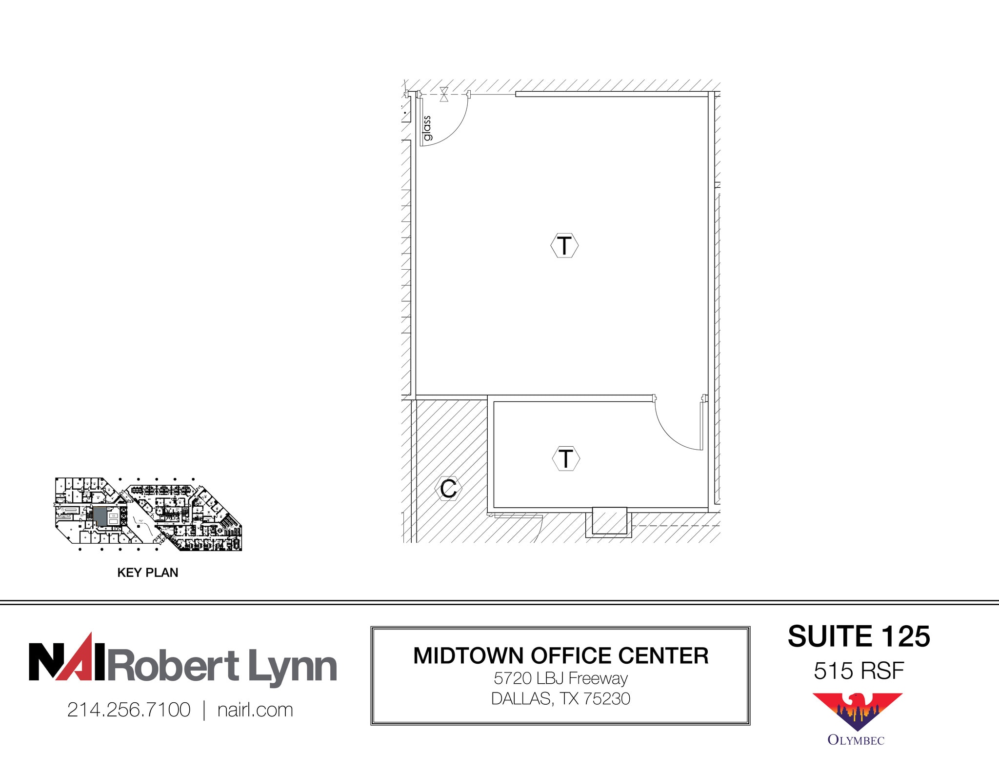 5720 Lyndon B Johnson Fwy, Dallas, TX à louer Plan d’étage- Image 1 de 1