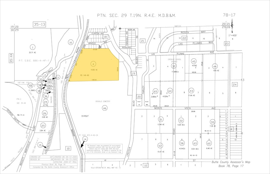 Espee Street, Oroville, CA à vendre - Plan cadastral - Image 2 de 2