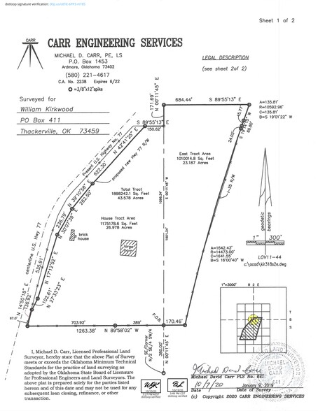 17679 US Highway 77, Marietta, OK for sale - Site Plan - Image 2 of 2